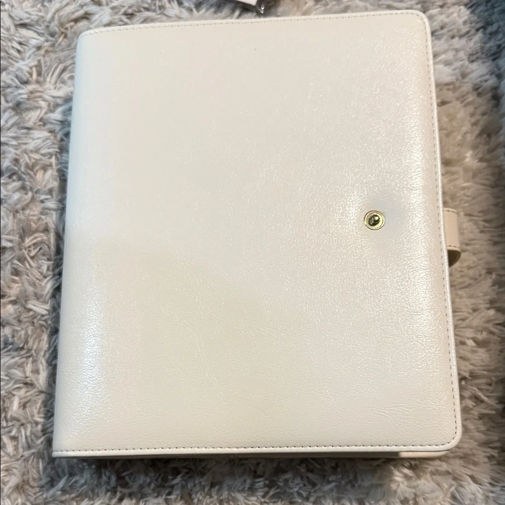 Carpe Diem Planner with Gold Accents and colorful pages